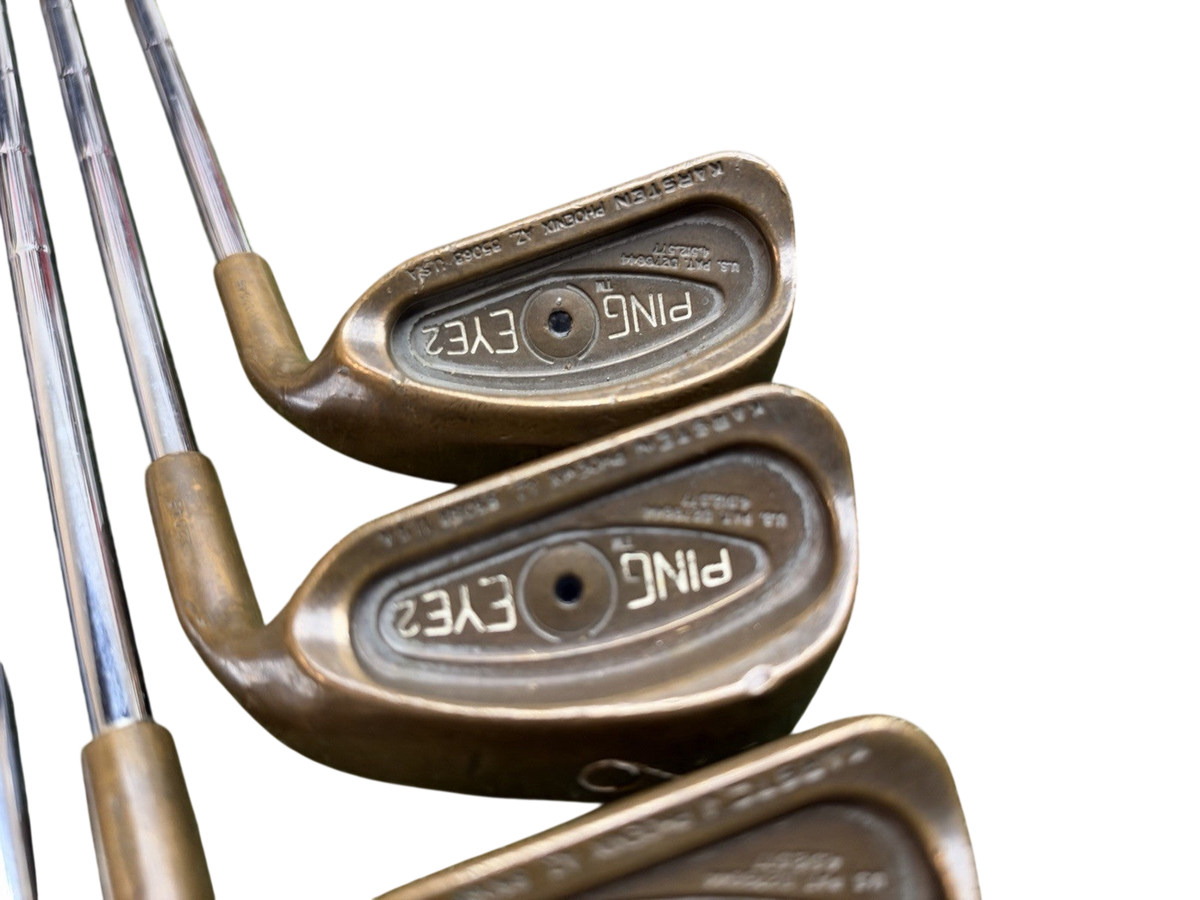 Ping Eye 2 Beryllium Copper Black Dot Iron Set (4-P) With Dynamic Gold X100U