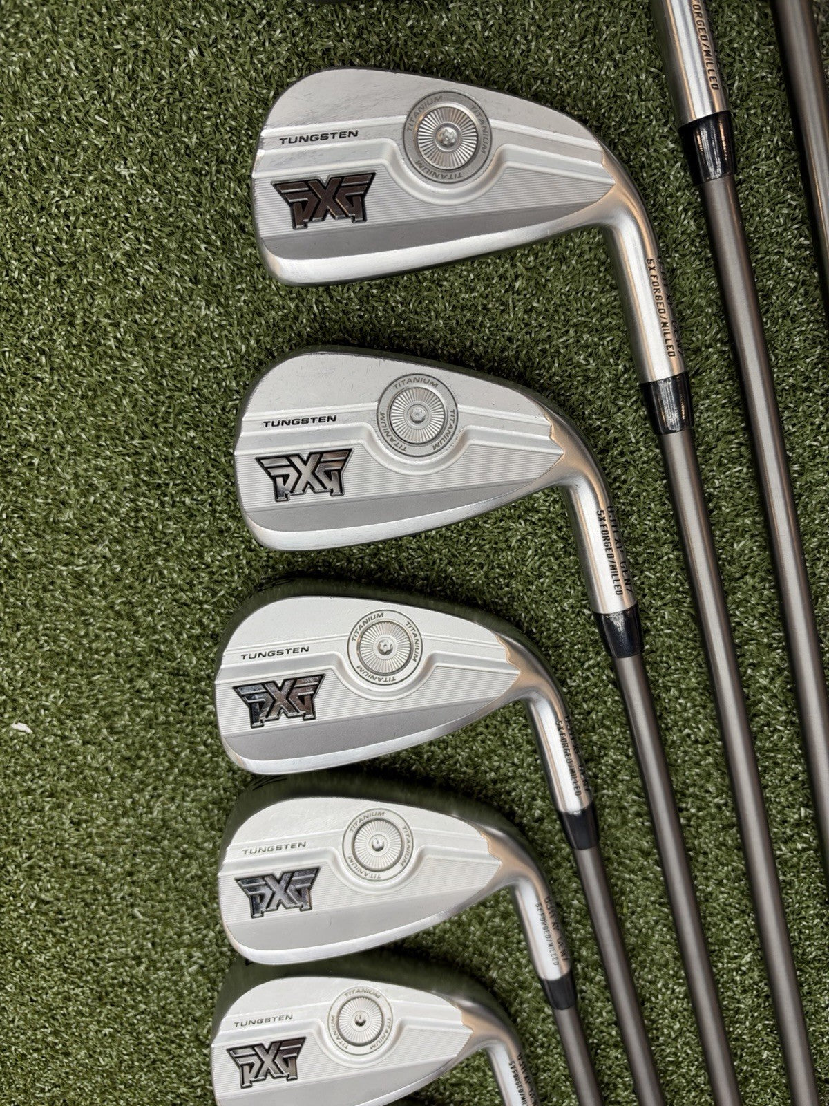 PXG 0311 XP GEN7 Iron Set 5-S With Steelfiber Private Reserve i60 Senior Flex