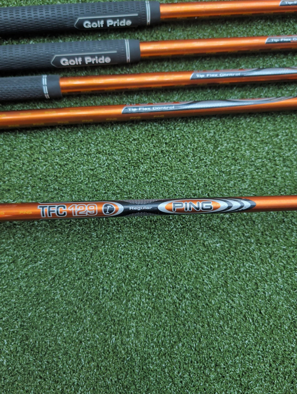 Ping G10 5-PW Orange Dot. Graphite Shafts Regular Flex Right-handed