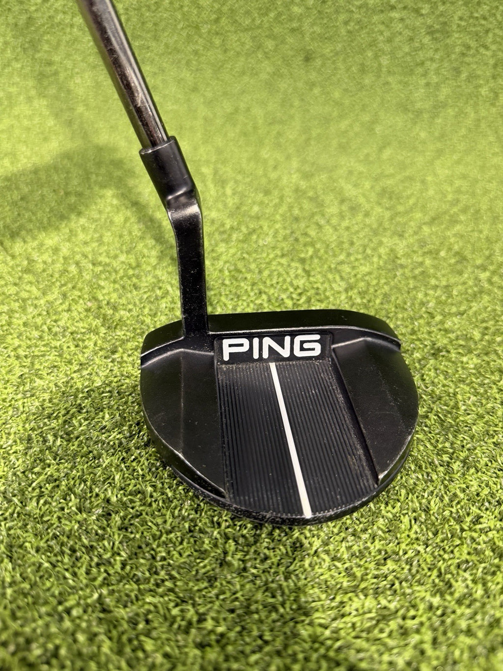 PING OSLO H Putter 2021 34 inches Plumbers Neck Mallet Soft Insert Black Shaft