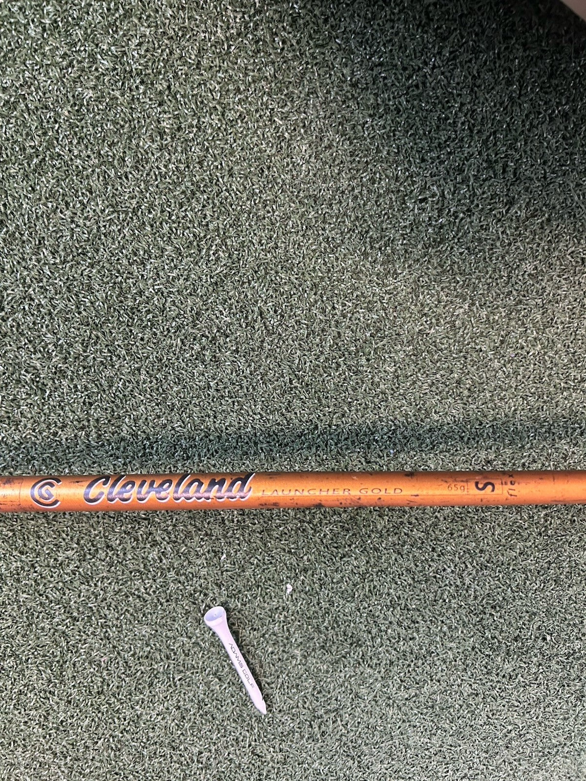 CLEVELAND Launcher 3 Wood 15° RH LAUNCHER GOLD 65g Regular Graphite w/ Cover
