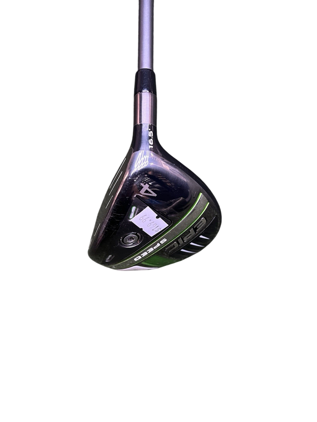 Callaway Epic Speed 4 Wood 16.5 Degree With Hzrdus Smoke Green Regular Flex Shad