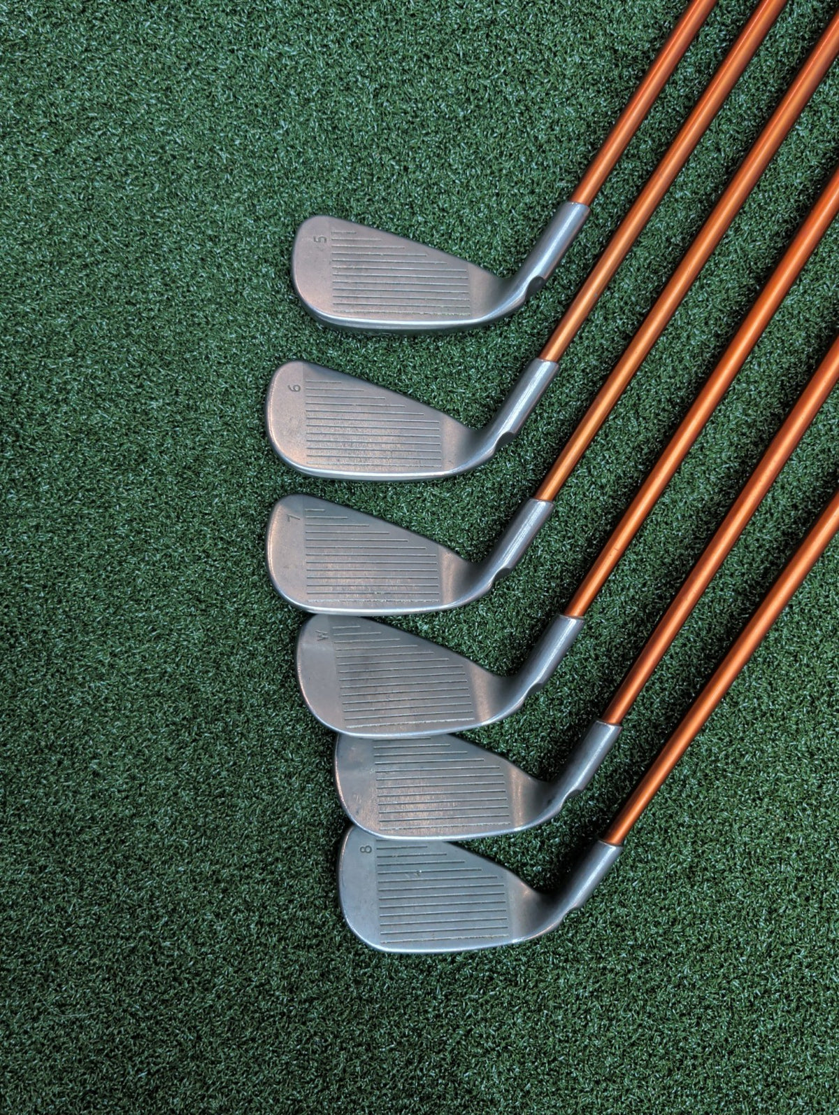 Ping G10 5-PW Orange Dot. Graphite Shafts Regular Flex Right-handed