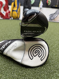 Left Hand Cleveland Halo XL 18* 5 Wood Reg Flex Cypher 5.5 50 Gram Mint