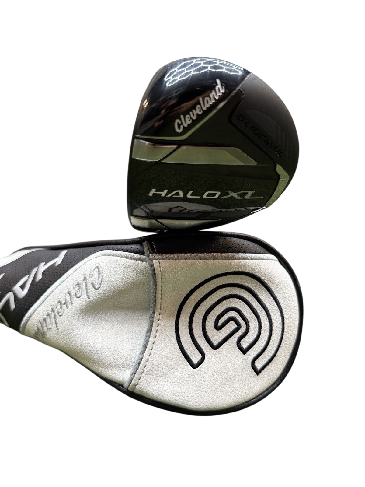 Left Hand Cleveland Halo XL 18* 5 Wood Reg Flex Cypher 5.5 50 Gram Mint