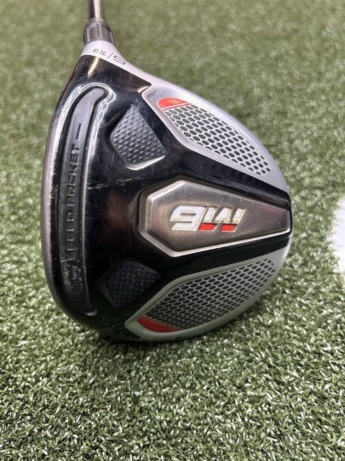 Taylormade Golf M6 5 Wood - 18 Degree - ATMOS 6-S Shaft - S Flex