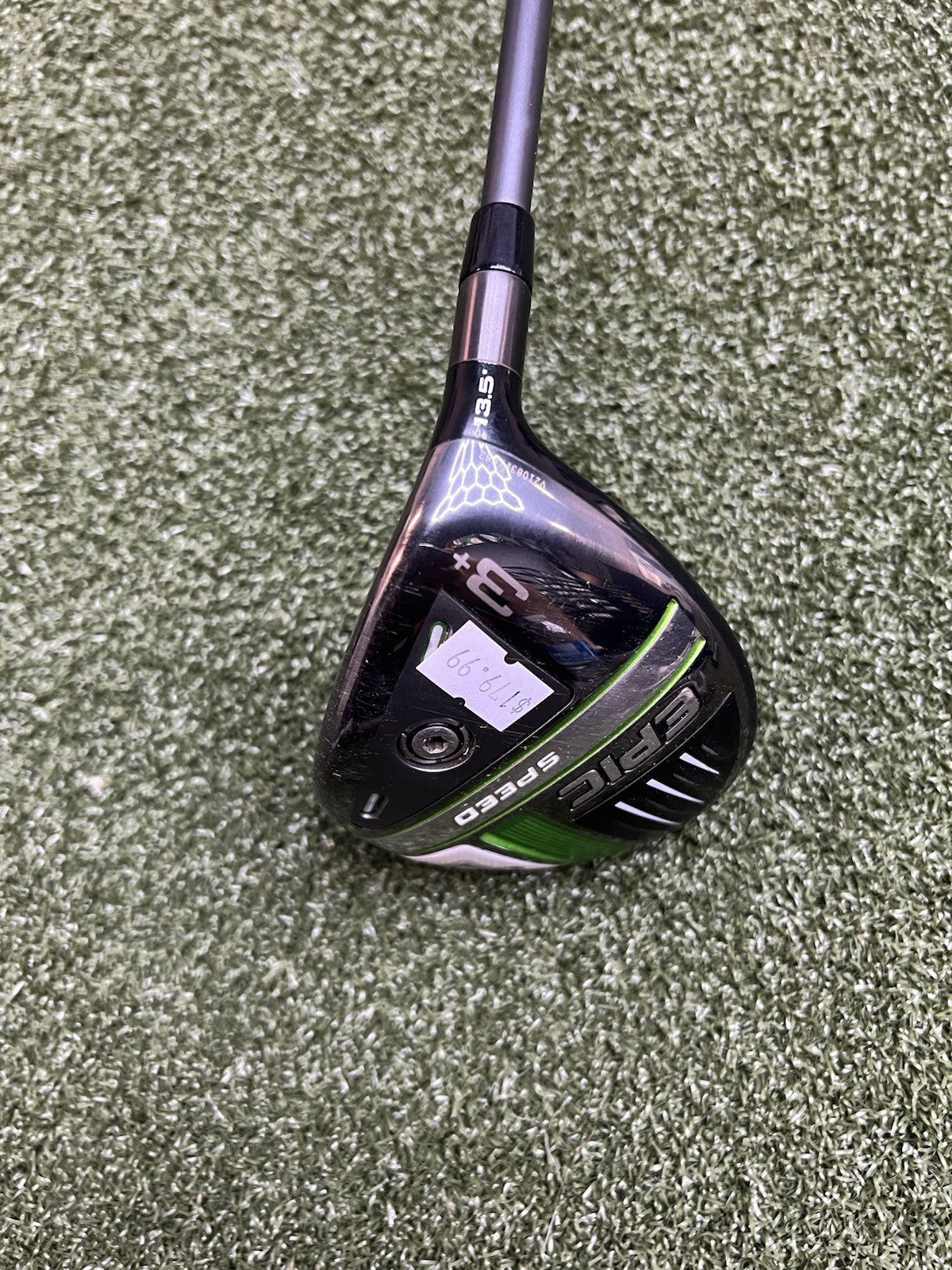 Callaway Epic Speed 3+ Wood 13.5 Degree With Hzrdus Smoke Green Regular Flex